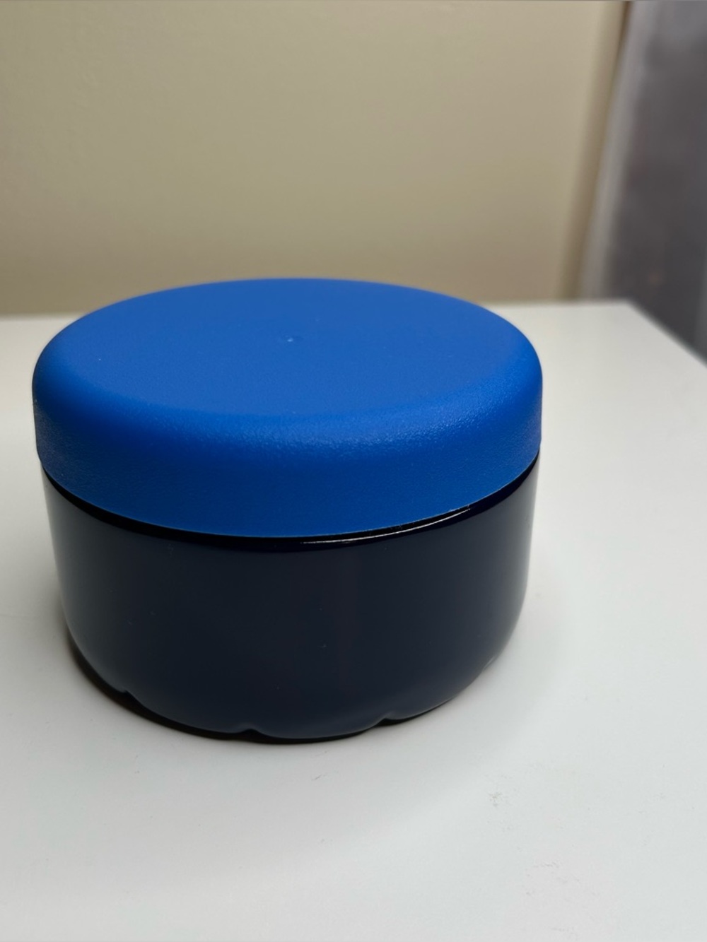 Snack By Swell Container Round Circle Blue Twist Off Lid Metal 10 Ounce Food - Picture 2 of 4